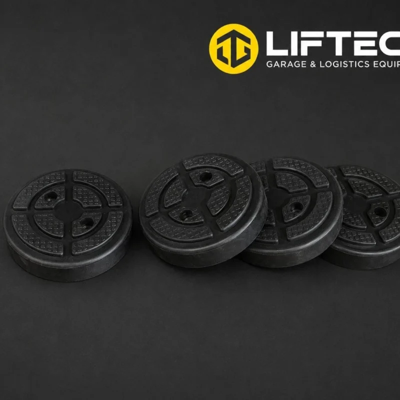 4 x 6500XL Rubber Car Lift Lifting Pads – 2 Post Vehicle Lift Pads