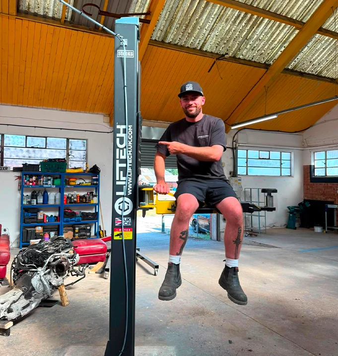 Famous YouTuber Brad Holmes’ Experience with Liftech Garage Equipment